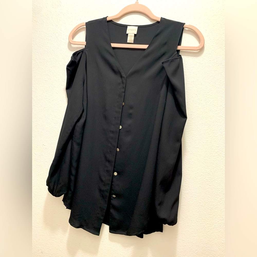 Black Sheer Blouse